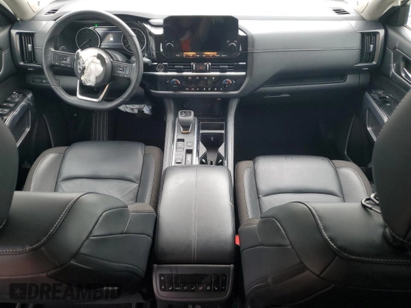 2023 Nissan Pathfinder SL with VIN 5N1DR3CB6PC203078, listed as a Copart auction lot 52146575 with 43,014 mi miles and Salvage title. Bid and sale history available at DreamBid. Image 8.