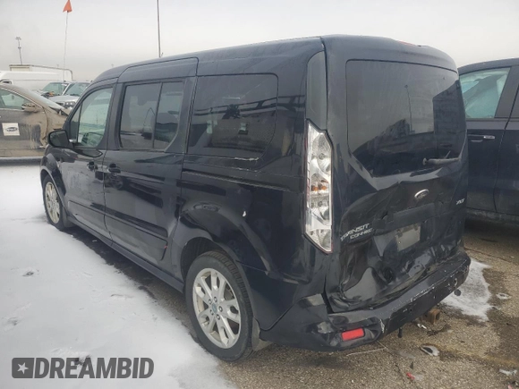 2014 Ford Transit Connect XLT with VIN NM0GE9F76E1162884, listed as a Copart auction lot 76617014 with 166,091 mi miles and Salvage title. Bid and sale history available at DreamBid. Image 2.