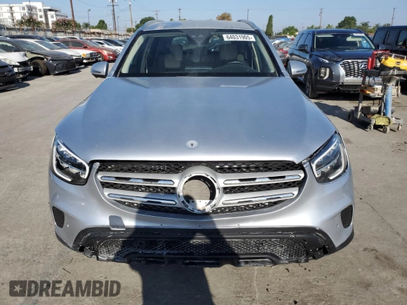 2021 Mercedes-Benz GLC 300 with VIN W1N0G8DB1MF917983, listed as a Copart auction lot 64031905 with 18,743 mi miles and Salvage title. Bid and sale history available at DreamBid. Image 5.