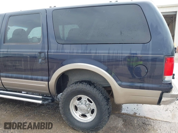 2000 Ford Excursion Limited z VIN 1FMNU42S6YEE16063, wystawiony jako IAAI lot #42667484 z przebiegiem 176 296 mil mil oraz . Historia ofert i sprzedaży dostępna na DreamBid. Obrazek 6.