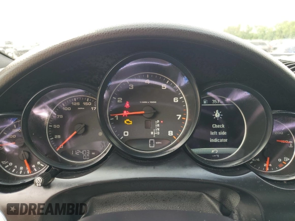 2017 Porsche Cayenne with VIN WP1AA2A23HKA81295, listed as a Copart auction lot 55339855 with 112,403 mi miles and Salvage title. Bid and sale history available at DreamBid. Image 9.