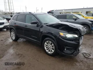 2019 Jeep Cherokee Latitude with VIN 1C4PJMCX1KD189622, listed as a Copart auction lot 47774635 with 37,055 mi miles and Salvage title. Bid and sale history available at DreamBid. Image 4.