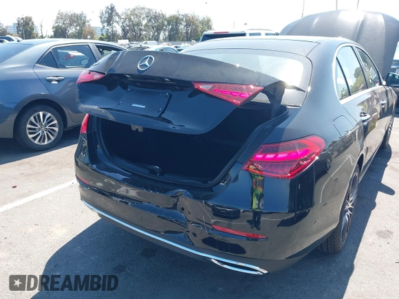2025 Mercedes-Benz C 300 with VIN W1KAF4GB5SR281640, listed as a IAAI auction lot 42668491 with 1,869 mi miles and . Bid and sale history available at DreamBid. Image 6.