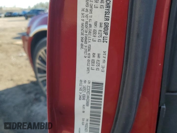 2010 Chrysler 300 with VIN 2C3CA2CVXAH330680, listed as a Copart auction lot 71732154 with 169,895 mi miles and Salvage Title. Bid and sale history available at carsss.com. Image 14.