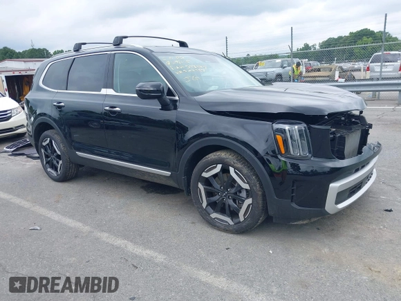 2024 Kia Telluride S with VIN 5XYP6DGC1RG528397, listed as a IAAI auction lot 42377741 with 9,572 mi miles and . Bid and sale history available at DreamBid. Image 1.