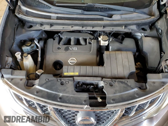 2011 Nissan Murano SV with VIN JN8AZ1MW5BW177422, listed as a Copart auction lot 75326494 with 122,797 mi miles and Salvage Title. Bid and sale history available at carsss.com. Image 12.