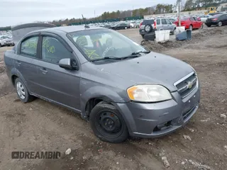 2009 Chevrolet Aveo 1LT with VIN KL1TD56E69B642006, listed as a IAAI auction lot 41726655 with Not Provided miles and . Bid and sale history available at DreamBid. Image 1.