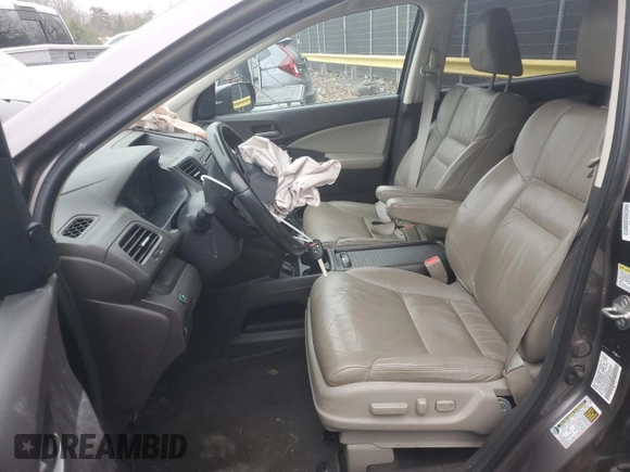 2012 Honda CR-V EX-L with VIN 5J6RM4H79CL015985, listed as a Copart auction lot 83445374 with 188,642 mi miles and Salvage Title. Bid and sale history available at DreamBid. Image 7.