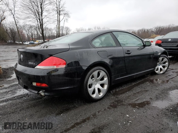 2006 BMW 6 Series 650Ci with VIN WBAEH13486CR49481, listed as a Copart auction lot 50060395 with 159,510 mi miles and Salvage Title. Bid and sale history available at carsss.com. Image 3.
