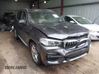 2021 BMW X3 sDrive30i z VIN 5UXTY3C05M9H65825, wystawiony jako IAAI lot #42417424 z przebiegiem 53 325 mil mil oraz . Historia ofert i sprzedaży dostępna na DreamBid. Obrazek 1.