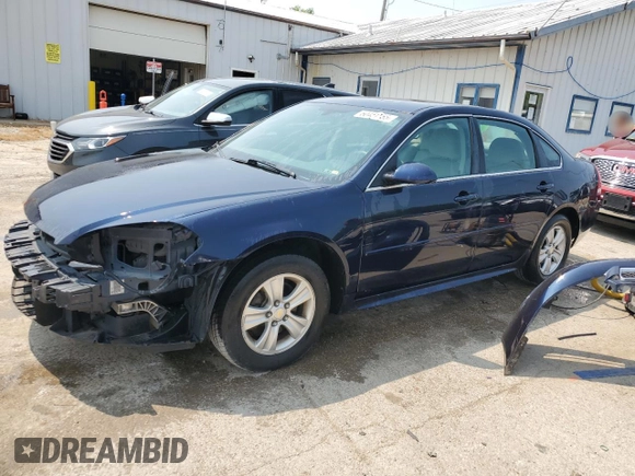 2012 Chevrolet Impala LS Fleet with VIN 2G1WF5E37C1163531, listed as a Copart auction lot 60451155 with 115,087 mi miles and Salvage title. Bid and sale history available at DreamBid. Image 1.