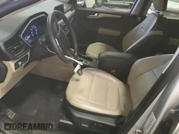 2020 Ford Escape SEL with VIN 1FMCU9H69LUA37233, listed as a Copart auction lot 54619895 with 84,174 mi miles and Salvage title. Bid and sale history available at DreamBid. Image 7.