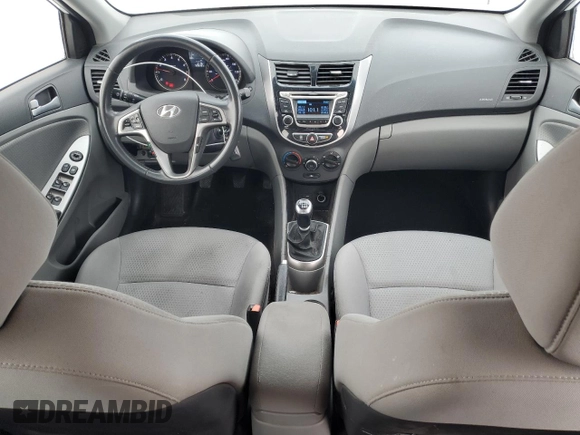 2016 Hyundai Accent Sport with VIN KMHCU5AE3GU239968, listed as a Copart auction lot 82190874 with 59,532 mi miles and Salvage Title. Bid and sale history available at carsss.com. Image 8.
