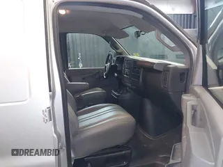 2018 Chevrolet Express Cargo Van with VIN 1GCWGAFG6J1226085, listed as a IAAI auction lot 41952268 with 53,293 mi miles. Bid and sale history available at carsss.com. Image 5.