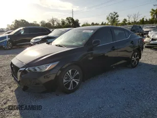 2020 Nissan Sentra SV with VIN 3N1AB8CV0LY221101, listed as a Copart auction lot 55604475 with 94,348 mi miles and Clean Title. Bid and sale history available at carsss.com. Image 1.