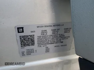 2021 Cadillac XT4 AWD Sport with VIN 1GYFZFR48MF007798, listed as a Copart auction lot 86557574 with 29,462 mi miles and Salvage title. Bid and sale history available at DreamBid. Image 15.