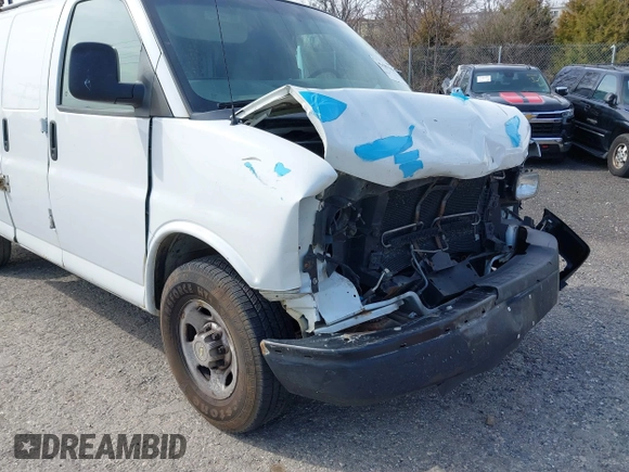 2013 Chevrolet Express Cargo with VIN 1GCWGFCA7D1123775, listed as a IAAI auction lot 41681686 with Not provided miles and . Bid and sale history available at DreamBid. Image 6.