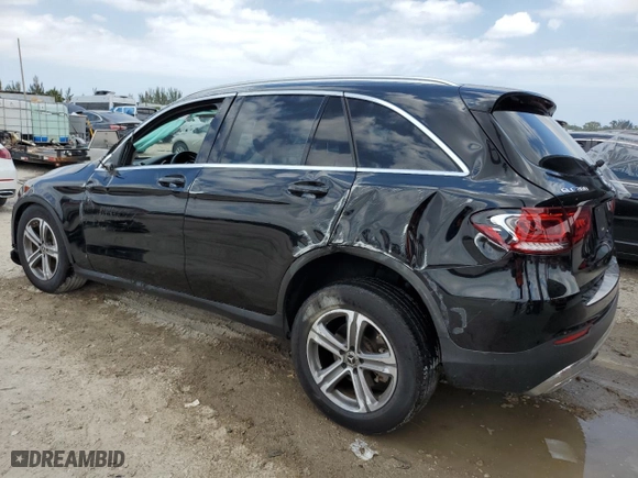 2020 Mercedes-Benz GLC with VIN WDC0G8DB3LF755824, listed as a Copart auction lot 53195425 with 50,307 mi miles and Non Repairable. Bid and sale history available at carsss.com. Image 2.