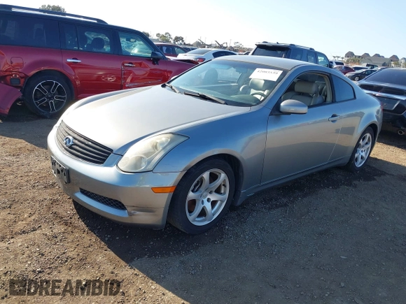 2006 Infiniti G35 Coupe with VIN JNKCV54E86M722639, listed as a IAAI auction lot 42003539 with 138,242 mi miles. Bid and sale history available at carsss.com. Image 2.