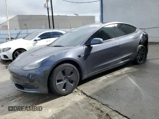2023 Tesla Model 3 с VIN 5YJ3E1EA7PF695756, выставлен на аукционе Copart как лот 44460865 с пробегом 24 033 миль миль и Списание • Salvage title. История ставок и продаж доступна на DreamBid. Изображение 1.