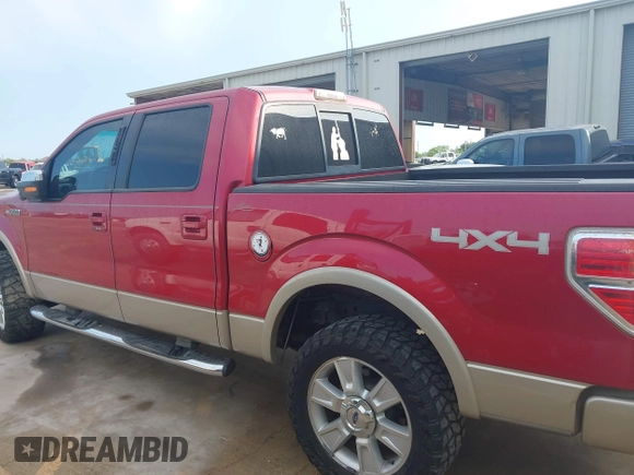 2010 Ford F-150 XL with VIN 1FTFW1EV9AFB45748, listed as a IAAI auction lot 41981953 with 221,352 mi miles. Bid and sale history available at carsss.com. Image 14.