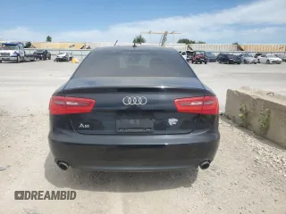 2013 Audi A6 Premium Plus with VIN WAUGFAFC6DN120024, listed as a Copart auction lot 57146605 with 140,767 mi miles and Salvage title. Bid and sale history available at DreamBid. Image 6.