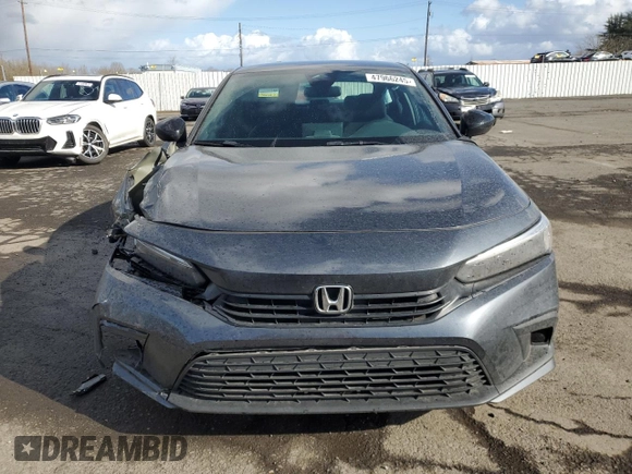 2024 Honda Civic Sport with VIN 2HGFE2F56RH567575, listed as a Copart auction lot 47966245 with 14,998 mi miles and Salvage Title. Bid and sale history available at DreamBid. Image 5.