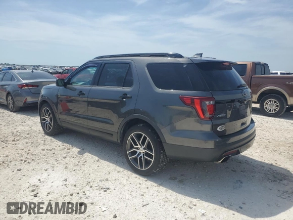 2017 Ford Explorer Sport z VIN 1FM5K8GTXHGB70508, wystawiony jako Copart lot #55337585 z przebiegiem 116 177 mil mil oraz Czysty tytuł • Clean title. Historia ofert i sprzedaży dostępna na DreamBid. Obrazek 2.