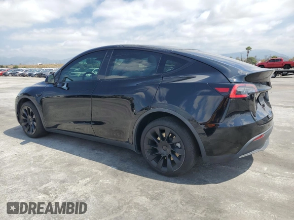 2020 Tesla Model Y Long Range with VIN 5YJYGDEE6LF051549, listed as a Copart auction lot 55063805 with 77,861 mi miles and Salvage Title. Bid and sale history available at DreamBid. Image 2.