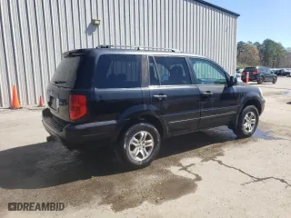 2004 Honda Pilot EX with VIN 2HKYF184X4H505843, listed as a Copart auction lot 50374245 with 237,863 mi miles and Salvage Title. Bid and sale history available at carsss.com. Image 3.