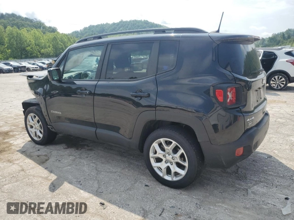 2018 Jeep Renegade Latitude with VIN ZACCJBBBXJPH52403, listed as a Copart auction lot 59636375 with 68,860 mi miles and Salvage title. Bid and sale history available at DreamBid. Image 2.