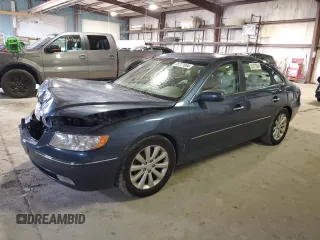 2009 Hyundai Azera GLS with VIN KMHFC46D89A349297, listed as a Copart auction lot 85777694 with 103,647 mi miles and Salvage Title. Bid and sale history available at DreamBid. Image 1.