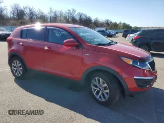2015 Kia Sportage LX with VIN KNDPBCAC8F7726451, listed as a Copart auction lot 54413285 with 156,194 mi miles and Clean Title. Bid and sale history available at DreamBid. Image 4.