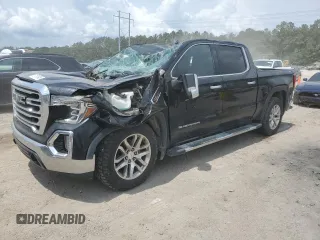 2019 GMC Sierra 1500 SLT z VIN 3GTU9DED0KG200899, wystawiony jako Copart lot #51791945 z przebiegiem 111 071 mil mil oraz Szkoda całkowita • Salvage title. Historia ofert i sprzedaży dostępna na DreamBid. Obrazek 1.