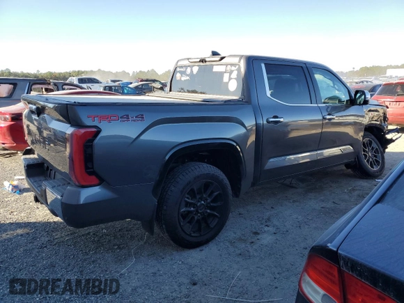 2024 Toyota Tundra 1794 Edition with VIN 5TFMC5DB3RX069660, listed as a Copart auction lot 84489974 with 3,998 mi miles and Salvage title. Bid and sale history available at DreamBid. Image 3.