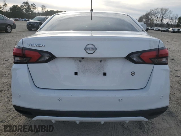 2024 Nissan Versa S with VIN 3N1CN8DV2RL819291, listed as a Copart auction lot 49752265 with 35,509 mi miles and Salvage Title. Bid and sale history available at DreamBid. Image 6.