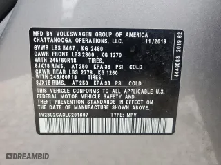 2020 Volkswagen Atlas Cross Sport 2.0T SE with VIN 1V23C2CA3LC201607, listed as a Copart auction lot 83994094 with 0 mi miles and Salvage Title. Bid and sale history available at carsss.com. Image 16.
