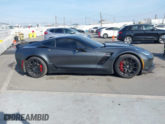 2017 Chevrolet Corvette Z06 3LZ with VIN 1G1YU2D65H5603471, listed as a IAAI auction lot 41610257 with 61,194 mi miles. Bid and sale history available at carsss.com. Image 13.