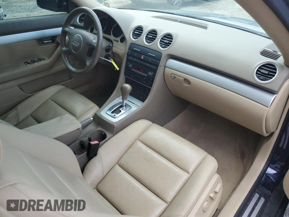 2006 Audi A4 1.8T with VIN WAUBC48H66K011757, listed as a Copart auction lot 72407404 with 66,972 mi miles and Salvage Title. Bid and sale history available at carsss.com. Image 8.