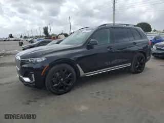 2021 BMW X7 xDrive40i with VIN 5UXCW2C06M9E44604, listed as a Copart auction lot 45846115 with 64,388 mi miles and Salvage Title. Bid and sale history available at carsss.com. Image 1.