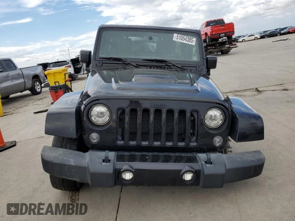 2017 Jeep Wrangler Unlimited Sahara with VIN 1C4BJWEG6HL640223, listed as a Copart auction lot 51054385 with 73,797 mi miles and Clean Title. Bid and sale history available at carsss.com. Image 5.