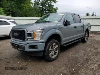 2019 Ford F-150 XL with VIN 1FTEW1EP1KKE43619, listed as a Copart auction lot 65517764 with 84,214 mi miles and Non Repairable. Bid and sale history available at carsss.com. Image 1.