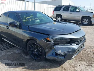 2024 Honda Civic Sport with VIN 2HGFE2F58RH526395, listed as a IAAI auction lot 41576275 with 14,692 mi miles and . Bid and sale history available at DreamBid. Image 6.