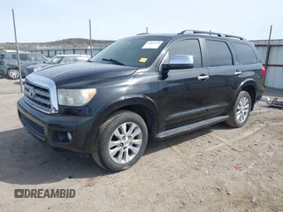 2008 Toyota Sequoia Ltd with VIN 5TDZY68A48S012466, listed as a IAAI auction lot 41859238 with 286,087 mi miles. Bid and sale history available at carsss.com. Image 2.
