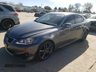 2012 Lexus IS 250 with VIN JTHBF5C21C5182430, listed as a Copart auction lot 44592895 with 119,204 mi miles and Salvage Title. Bid and sale history available at DreamBid. Image 1.