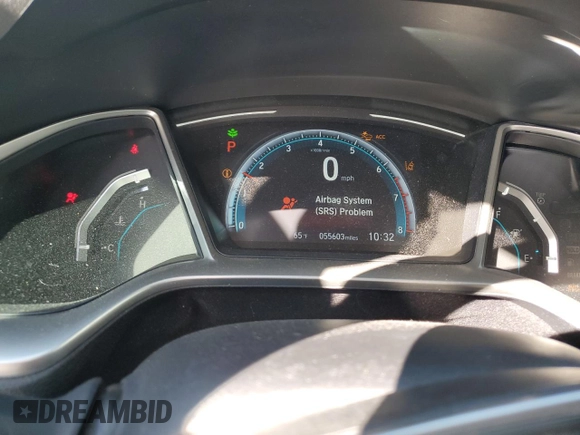 2020 Honda Civic Sedan Touring with VIN 19XFC1F95LE000309, listed as a Copart auction lot 48417295 with 55,603 mi miles and Salvage Title. Bid and sale history available at carsss.com. Image 9.