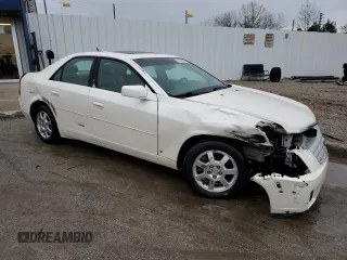 2007 Cadillac CTS with VIN 1G6DM57T070106111, listed as a Copart auction lot 52565605 with 128,609 mi miles and Non repairable. Bid and sale history available at DreamBid. Image 4.