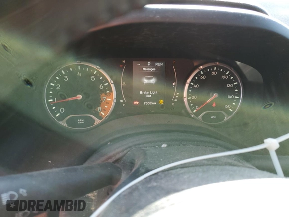 2016 Jeep Renegade Latitude with VIN ZACCJBBT8GPD87477, listed as a Copart auction lot 49925375 with 73,585 mi miles and Salvage Title. Bid and sale history available at carsss.com. Image 9.