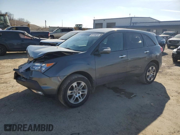 2007 Acura MDX Tech Pkg with VIN 2HNYD28327H546266, listed as a Copart auction lot 48705615 with 118,915 mi miles and Clean Title. Bid and sale history available at carsss.com. Image 1.