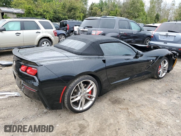 2015 Chevrolet Corvette Z51 2LT with VIN 1G1YK3D75F5125246, listed as a Copart auction lot 72342704 with 12,031 mi miles and Clean Title. Bid and sale history available at carsss.com. Image 3.